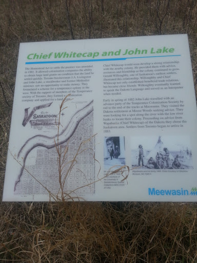 Chief Whitecap and John Lake
