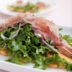 Cantaloupe, Prosciutto, and Arugula Salad