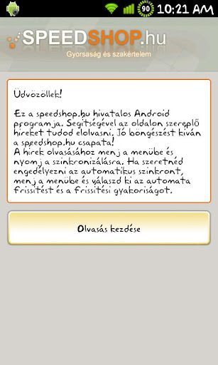 Speedshop.hu RSS olvasó