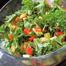Quick Mix Kale Salad (Raw Recipe)