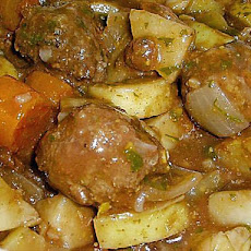 Burgundy Meatball Stew