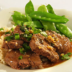 Pork Tenderloin Medallions with Chinese Ginger and Lemon Sauce