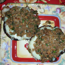 Mozzarella Stuffed Portabellas