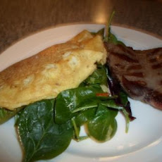 Spinach, Tomato and Ricotta Omelette