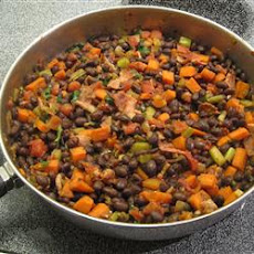 Black Beans with Bacon