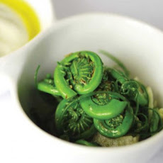 Fiddlehead and Burrata Salad Recipe