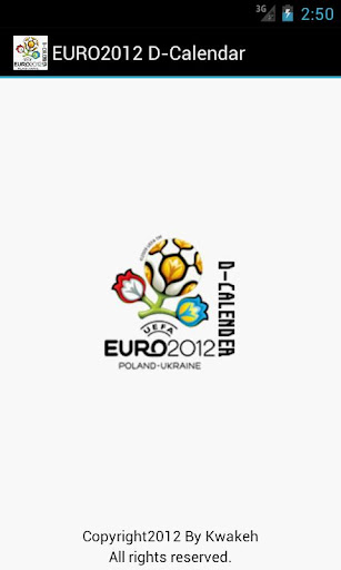 EURO2012 D-Calendar