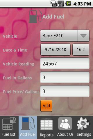 Refill fuel advance