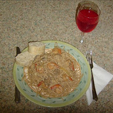 Linda's Lemon Shrimp a La Vodka Pasta