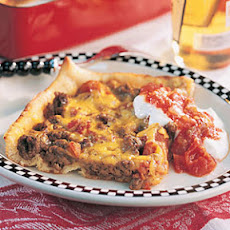 Deep-Dish Taco Pizza