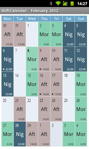 ShiftCalendar Plus