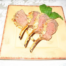 Rack of Lamb With a Honey-Hazelnut Crust