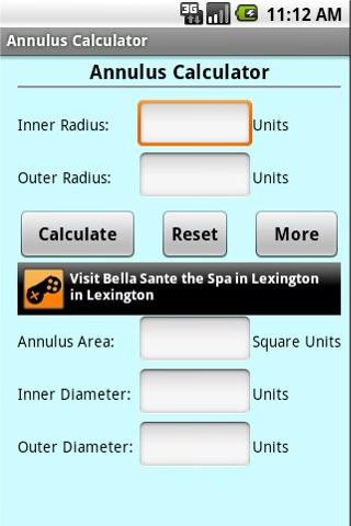 Annulus Calc