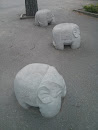 Stone Elephants
