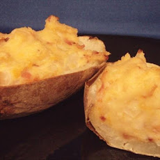 Twice Baked Caesar Potatoes