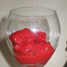 Fresh Strawberry Sorbet