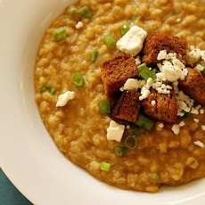 Barley and Red Lentil Pilaf
