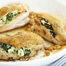 Chicken Breast Stuffed with Spinach Blue Cheese and Bacon