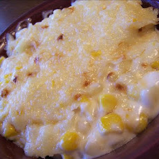 Parmesan Creamed Corn Au Gratin