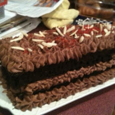 Chocolate Almond Mousse Cake