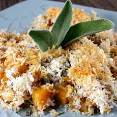 Butternut Squash Gratin with Rosemary Breadcrumbs