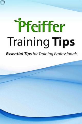 Pfeiffer Training Tips