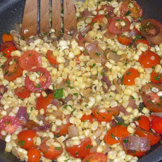 Arctic Char with Tomato-Corn Relish