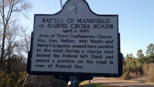 Battle of Mansfield historical marker