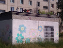 Flowers graffiti