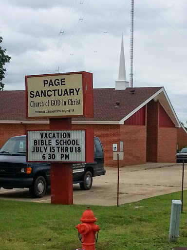Page Sanctuary Church of God