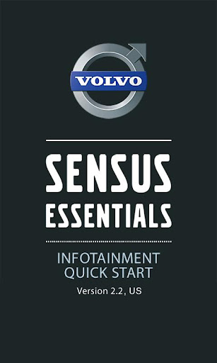 Volvo Sensus Quick Start Guide