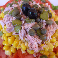 Tuna, Bean and Sweetcorn Salad