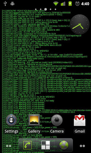Matrix Log Live Wallpaper