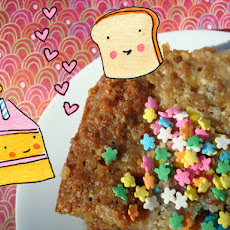 Birthday Cake Bread Pudding