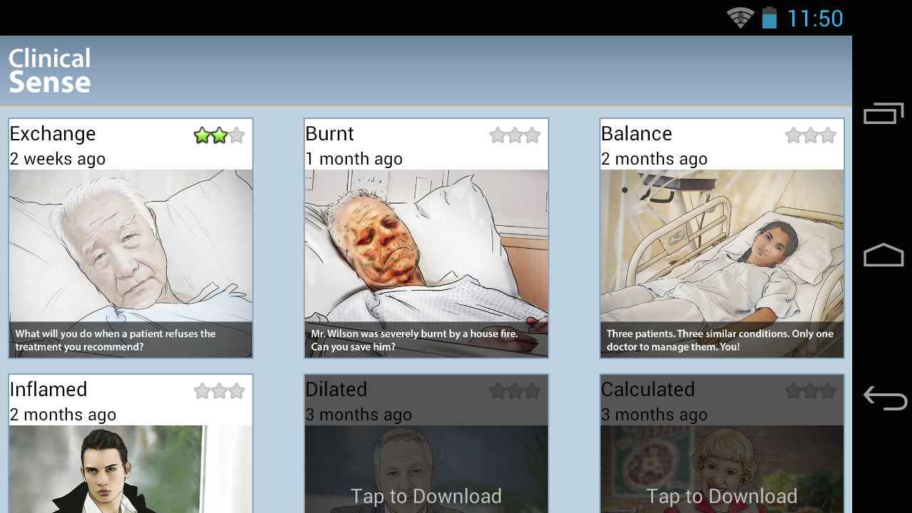 Clinical Sense — приложение на Android