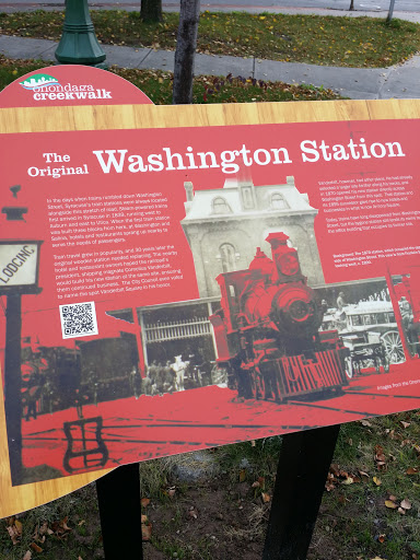 Washington Station Historical Marker