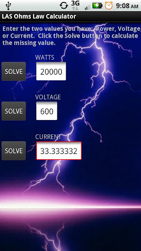 【免費工具App】LAS Ohm's Law Calculator-APP點子
