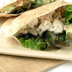 Roast Chicken Pitas with Cumin-Lemon Dressing