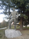 Yane Sandansky Statue at Melnik