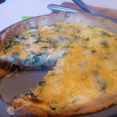 Parsnip + Kale Quiche avec Bacon