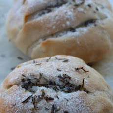 French Bread With Roasted Garlic and a Hint of Lavender!!!