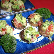 Ceviche Salad Stuffed Mushrooms