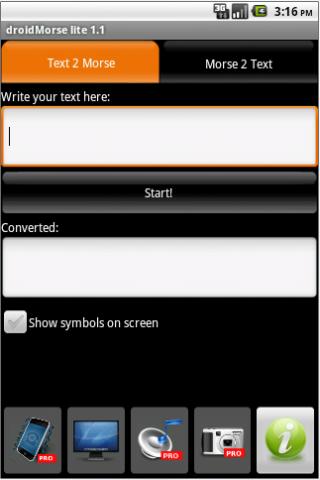 droidMorse lite