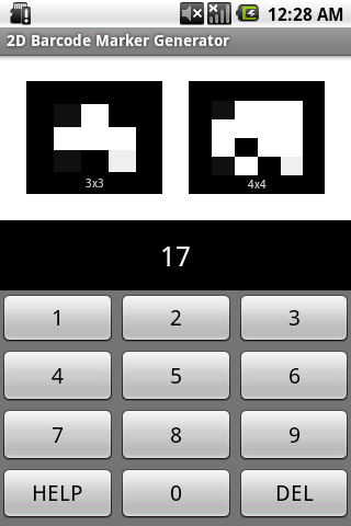 2D Barcode Marker Generator