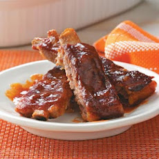Barbecued Sticky Ribs Recipe