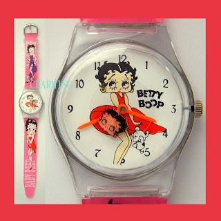 A647  BETTY BOOP Wristwatch Montre Orologio Klokke Uhr