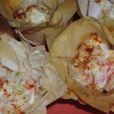 Crab Phyllo Cup Tartlets