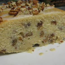 Cream Cheese Bourbon Pecan Pound Cake