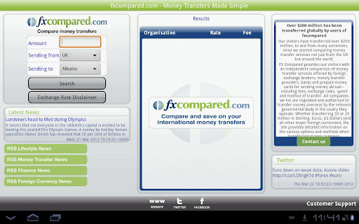 Compare Foreign Currency Xfers