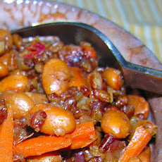 Cranberry Blood Red Orange, Red Lentils, and Red Bhutanese Rice